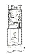 ＲＥＬＵＸＩＡ門前仲町 302 ｜ 東京都江東区門前仲町１丁目（賃貸マンション1K・3階・25.80㎡） その2