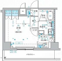 ベルシード梅島ブランシュ 608 ｜ 東京都足立区梅田７丁目（賃貸マンション1R・6階・25.82㎡） その2