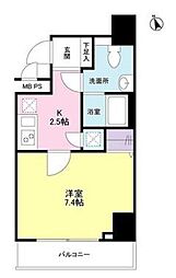 RAFFINETERRACE 1Kの間取図画像