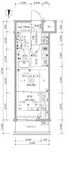 ARTESSIMOCLAIRTORTE 1DKの間取図画像