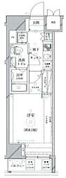 グランスタイル浅草 1Kの間取図画像