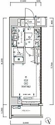 メディフィス千住大橋駅前 1Kの間取図画像
