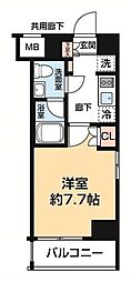 ARCOBALENO OSHIAGE BLOSSOM 1Kの間取図画像