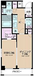 DUOSTAGE本所吾妻橋 1DKの間取図画像