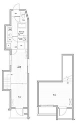 CREATIF南品川 3Kの間取図画像