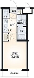 アイルプレミアム向島 1Kの間取図画像