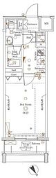 グラントゥルース田端 1Kの間取図画像