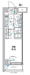 クレアルプレミア大島 1Kの間取図画像