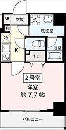 アトレ西葛西 1Kの間取図画像