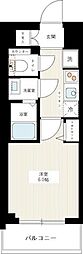 AZESTアオト 1Kの間取図画像