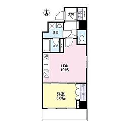 スカイタウン押上 1LDKの間取図画像
