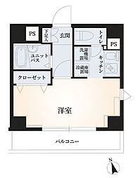 スカイコート亀戸中央公園 1Kの間取図画像