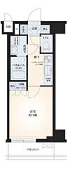 クレヴィスタ亀戸2 1Kの間取図画像