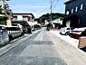 外観：前面道路を含めた現地写真です。