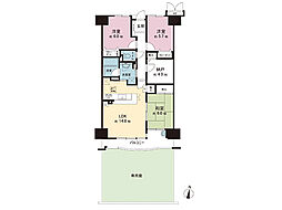 アーバンシティ小田原蛍田 3SLDKの間取図画像
