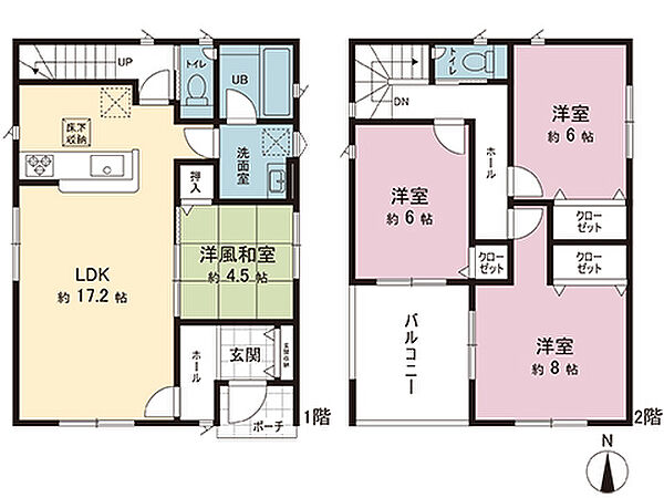 間取りを拡大表示