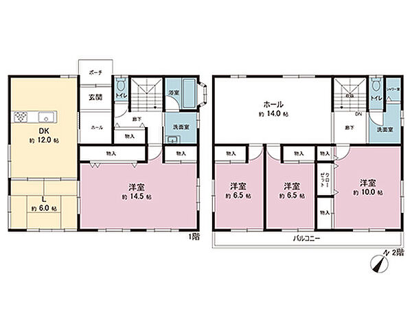 間取りを拡大表示
