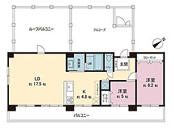 秦野ダイヤモンドマンション 2LDKの間取図画像