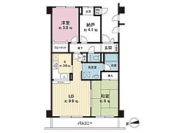 ライツ湘南衣笠 2SLDKの間取図画像