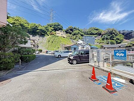敷地内の平置き駐車場です。