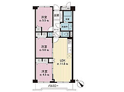 グリーンヒル三浦海岸 3LDKの間取図画像