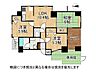 間取り：三方角部屋、テラスや専用庭付き3LDKの間取りです！2面採光のお部屋が多く陽当たり・通風良好