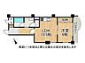 間取り：角部屋です！2面採光の1LDK