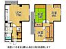 間取り：南東角部屋メゾネットタイプの間取りです！