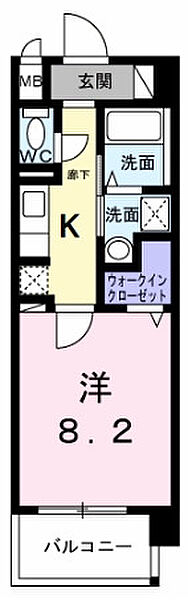 シャンヴァロン明神町 303｜東京都八王子市明神町2丁目(賃貸マンション1K・3階・29.20㎡)の写真 その2