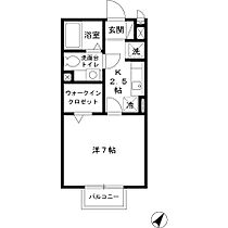 オランジュ 106 ｜ 東京都八王子市打越町1095-1（賃貸アパート1K・1階・26.71㎡） その2