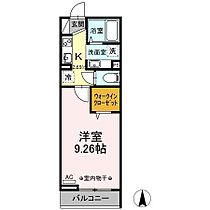 Isガーデン 205 ｜ 東京都八王子市散田町1丁目16-1（賃貸アパート1K・2階・29.17㎡） その2