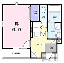 東京都立川市柴崎町1丁目20-18（賃貸アパート1K・1階・25.02㎡） その2