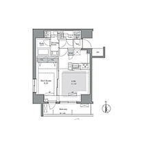 ラグゼナ八王子新町 601 ｜ 東京都八王子市新町1-1（賃貸マンション1LDK・6階・41.50㎡） その2