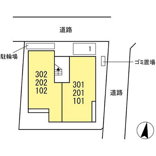 （仮）D-room座間相武台1丁目 202｜神奈川県座間市相武台1丁目(賃貸アパート2LDK・2階・57.82㎡)の写真 その3