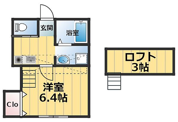 Felice中町 204｜東京都町田市中町1丁目(賃貸アパート1K・2階・22.98㎡)の写真 その2