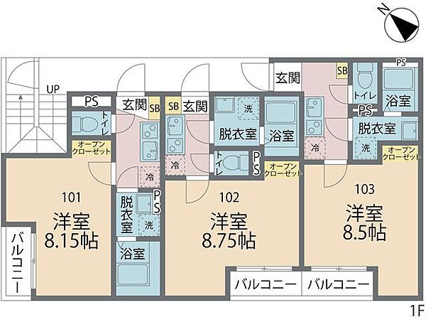 カインドネス相模原中央 101｜神奈川県相模原市中央区相模原6丁目(賃貸アパート1K・1階・24.33㎡)の写真 その16