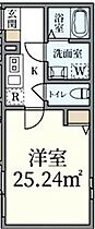 スノーフレークふちのべ 105 ｜ 神奈川県相模原市中央区鹿沼台1丁目2-23（賃貸アパート1K・1階・25.24㎡） その2