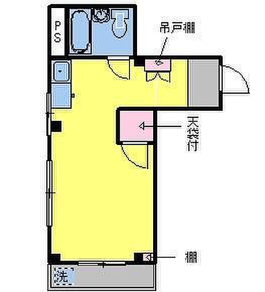 手島コーポ 201｜神奈川県相模原市南区旭町(賃貸マンション1R・2階・17.32㎡)の写真 その2