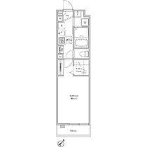 ブランミュール町田 207 ｜ 東京都町田市中町2丁目4-12（賃貸アパート1R・2階・25.88㎡） その2