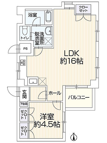 間取り オークリッチ松原　202 2階/-