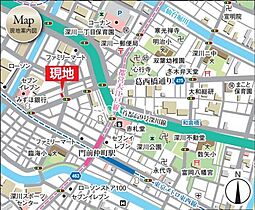 シーズンフラッツ門前仲町  ｜ 東京都江東区永代2丁目（賃貸マンション1LDK・4階・37.86㎡） その12