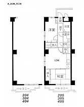 ＭＡＩＳＯＮ　ＤＥ　山田  ｜ 神奈川県横浜市鶴見区駒岡5丁目（賃貸マンション2LDK・4階・53.36㎡） その2