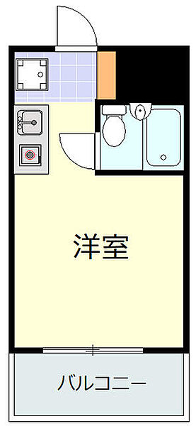 ライオンズマンション横浜第三 506｜神奈川県横浜市西区平沼1丁目(賃貸マンション1R・5階・16.15㎡)の写真 その2