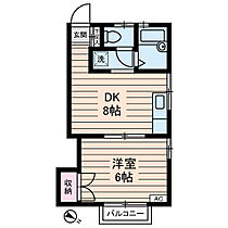 メゾンシレーヌ  ｜ 神奈川県横浜市港北区富士塚1丁目（賃貸アパート1DK・2階・29.80㎡） その2