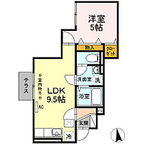 ファミーユ恵  ｜ 神奈川県横浜市神奈川区神大寺1丁目（賃貸アパート1LDK・1階・35.09㎡） その2