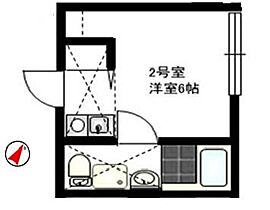 サンライズパーク山手  ｜ 神奈川県横浜市中区山元町5丁目（賃貸アパート1R・1階・16.02㎡） その2