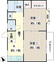 ＫＣＫハイムＩＩＩ  ｜ 神奈川県横浜市鶴見区北寺尾7丁目（賃貸アパート2K・2階・33.12㎡） その2