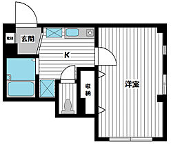 クロスリバーII  ｜ 神奈川県川崎市川崎区境町（賃貸マンション1K・2階・23.19㎡） その2