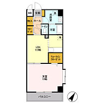 ＳＯＬＡＲＥ横浜  ｜ 神奈川県横浜市西区岡野2丁目（賃貸マンション1LDK・1階・45.34㎡） その2