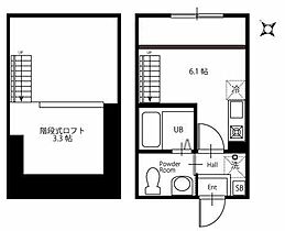 ハーミットクラブハウス横浜久保町  ｜ 神奈川県横浜市西区久保町（賃貸アパート1R・2階・16.56㎡） その2